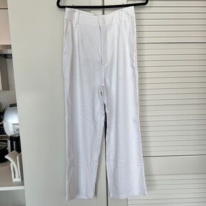 Abercrombie&Fitch Ultra High Rise Linen Blend Trousers